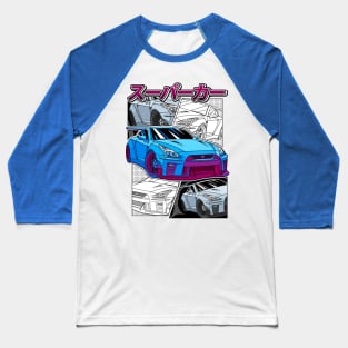 JDM GT-R Nippon Street Racing Car Baseball T-Shirt